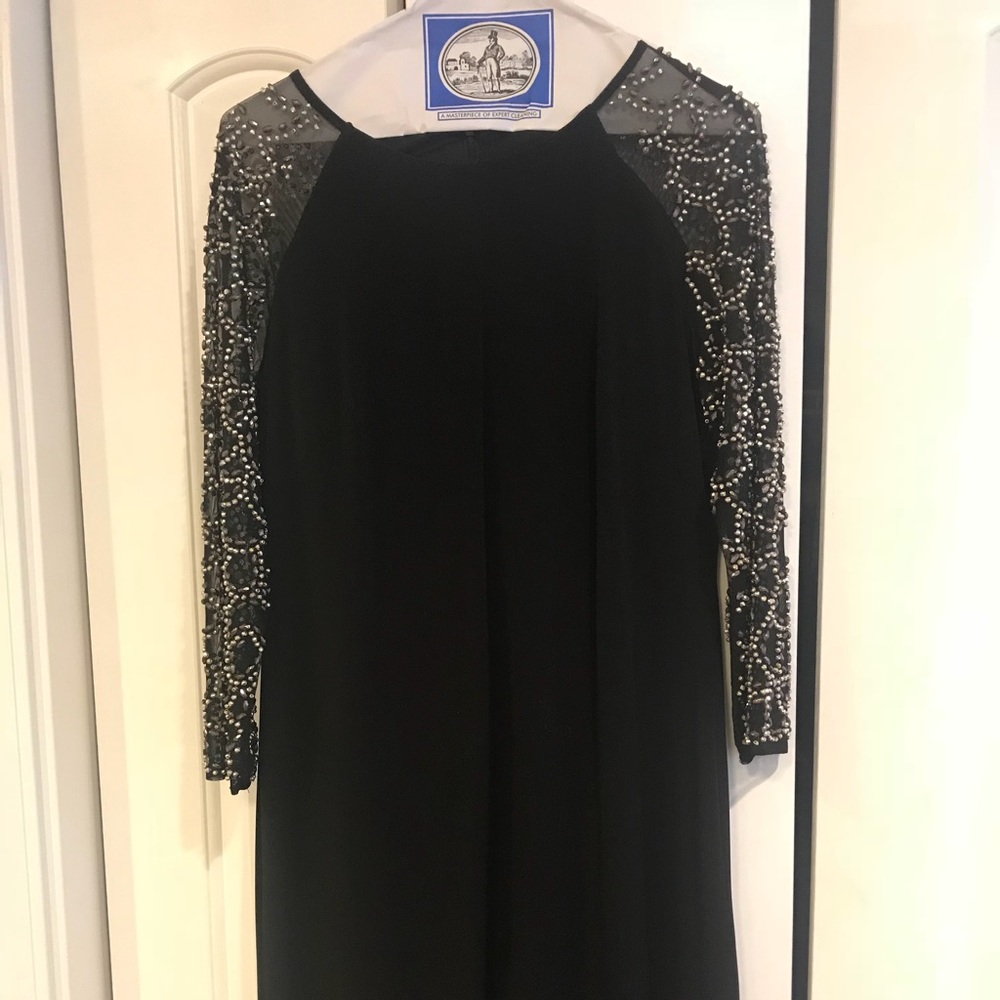 Chetta B black beaded dress